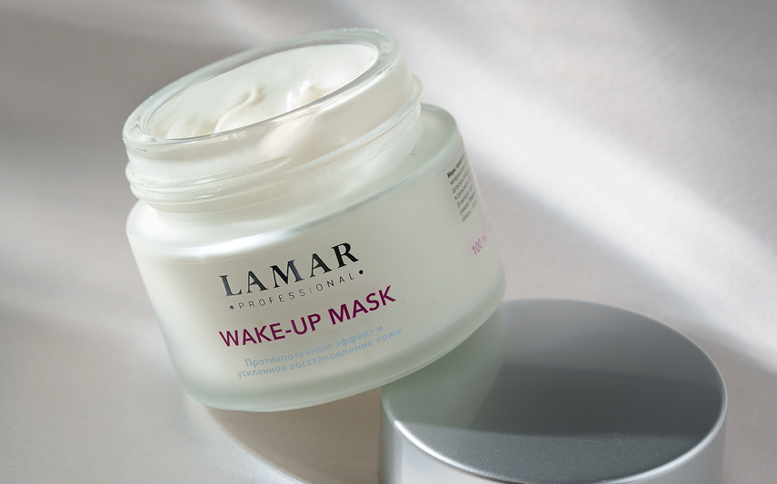 Маска лимфодренажная обновляющая с экзосомами и кофеином WAKE-UP MASK