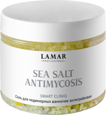 Соль для педикюрных ванночек антигрибковая Sea salt Antimycosis 500г